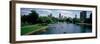 High Angle View of a Group of People on a Paddle Boat in a Lake, Lincoln Park, Chicago-null-Framed Photographic Print