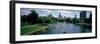 High Angle View of a Group of People on a Paddle Boat in a Lake, Lincoln Park, Chicago-null-Framed Photographic Print