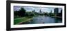 High Angle View of a Group of People on a Paddle Boat in a Lake, Lincoln Park, Chicago-null-Framed Photographic Print