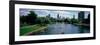 High Angle View of a Group of People on a Paddle Boat in a Lake, Lincoln Park, Chicago-null-Framed Photographic Print