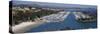 High Angle View of a Harbor, Dana Point Harbor, Dana Point, Orange County, California, USA-null-Stretched Canvas