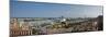 High Angle View of a Harbor, Port Vell, Barcelona, Catalonia, Spain-null-Mounted Photographic Print