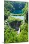 High Angle View of a Lake, Gavanovac Lake, Plitvice Lakes National Park, Croatia-null-Mounted Photographic Print