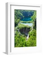 High Angle View of a Lake, Gavanovac Lake, Plitvice Lakes National Park, Croatia-null-Framed Photographic Print