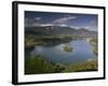 High Angle View of a Lake, Lake Bled, Julian Alps, Bled, Gorenjska, Slovenia-null-Framed Photographic Print