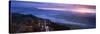 High Angle View of a Lake, Lake Lucerne, Rigi Kulm, Mt Rigi, Schwyz Canton, Switzerland-null-Stretched Canvas