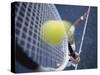 High Angle View of a Mid Adult Man Playing Tennis-null-Stretched Canvas