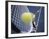 High Angle View of a Mid Adult Man Playing Tennis-null-Framed Photographic Print