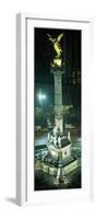 High Angle View of a Monument, El Angel, Paseo De La Reforma, Mexico City, Mexico-null-Framed Photographic Print