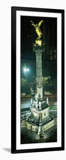 High Angle View of a Monument, El Angel, Paseo De La Reforma, Mexico City, Mexico-null-Framed Photographic Print