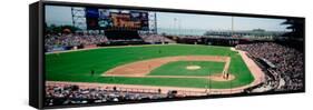 High Angle View of a Stadium, Pac Bell Stadium, San Francisco, California, USA-null-Framed Stretched Canvas