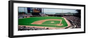 High Angle View of a Stadium, Pac Bell Stadium, San Francisco, California, USA-null-Framed Photographic Print
