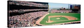 High Angle View of a Stadium, Pac Bell Stadium, San Francisco, California, USA-null-Stretched Canvas