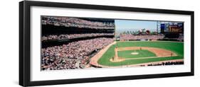 High Angle View of a Stadium, Pac Bell Stadium, San Francisco, California, USA-null-Framed Premium Photographic Print
