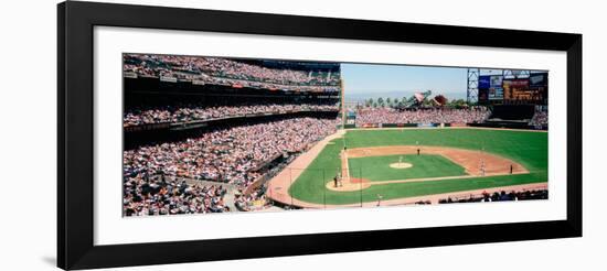 High Angle View of a Stadium, Pac Bell Stadium, San Francisco, California, USA-null-Framed Photographic Print