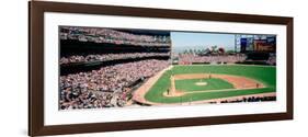 High Angle View of a Stadium, Pac Bell Stadium, San Francisco, California, USA-null-Framed Photographic Print