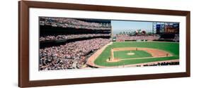 High Angle View of a Stadium, Pac Bell Stadium, San Francisco, California, USA-null-Framed Photographic Print