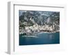 High Angle View of a Town, Amalfi, Atrani, Amalfi Coast, Salerno, Campania, Italy-null-Framed Photographic Print