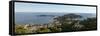 High Angle View of a Town, Saint-Jean-Cap-Ferrat, Nice, Provence-Alpes-Cote D'Azur, France-null-Framed Stretched Canvas