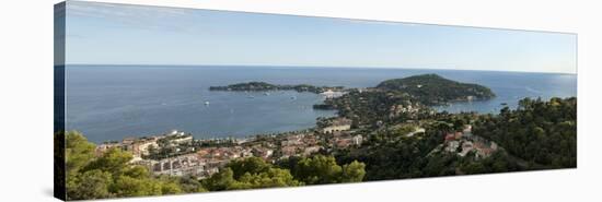 High Angle View of a Town, Saint-Jean-Cap-Ferrat, Nice, Provence-Alpes-Cote D'Azur, France-null-Stretched Canvas