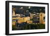 High Angle View of a Train Station Tower, Stuttgart Central Station, Stuttgart-null-Framed Premium Photographic Print