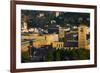 High Angle View of a Train Station Tower, Stuttgart Central Station, Stuttgart-null-Framed Photographic Print