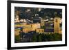 High Angle View of a Train Station Tower, Stuttgart Central Station, Stuttgart-null-Framed Photographic Print