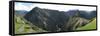 High Angle View of a Valley, Machu Picchu, Cusco Region, Peru-null-Framed Stretched Canvas