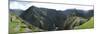 High Angle View of a Valley, Machu Picchu, Cusco Region, Peru-null-Mounted Photographic Print