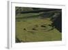 High Angle View of a Viking Tomb, Dagverdarnes, Iceland-null-Framed Giclee Print