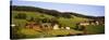 High Angle View of a Village, Black Forest, Baden-Wurttemberg, Germany-null-Stretched Canvas