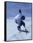 High Angle View of a Young Man Skateboarding-null-Framed Stretched Canvas