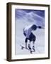 High Angle View of a Young Man Skateboarding-null-Framed Photographic Print