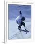 High Angle View of a Young Man Skateboarding-null-Framed Photographic Print