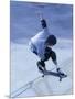 High Angle View of a Young Man Skateboarding-null-Mounted Photographic Print