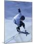 High Angle View of a Young Man Skateboarding-null-Mounted Photographic Print