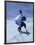 High Angle View of a Young Man Skateboarding-null-Framed Photographic Print