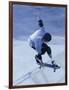 High Angle View of a Young Man Skateboarding-null-Framed Photographic Print