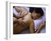 High Angle View of a Young Woman Getting a Back Massage-null-Framed Premium Photographic Print