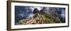 High Angle View of an Archaeological Site, Inca Ruins, Machu Picchu, Cusco Region, Peru-null-Framed Photographic Print