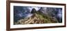 High Angle View of an Archaeological Site, Inca Ruins, Machu Picchu, Cusco Region, Peru-null-Framed Photographic Print