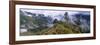 High Angle View of an Archaeological Site, Inca Ruins, Machu Picchu, Cusco Region, Peru-null-Framed Photographic Print