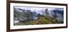 High Angle View of an Archaeological Site, Inca Ruins, Machu Picchu, Cusco Region, Peru-null-Framed Photographic Print