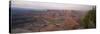 High Angle View of an Arid Landscape, Canyonlands National Park, Utah, USA-null-Stretched Canvas