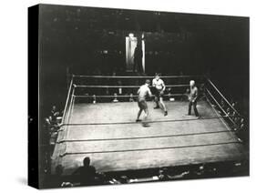 High Angle View of Boxing Match-null-Stretched Canvas