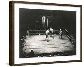 High Angle View of Boxing Match-null-Framed Photo