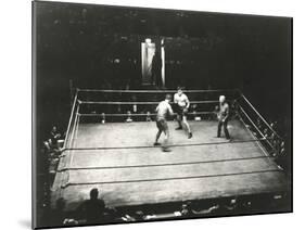 High Angle View of Boxing Match-null-Mounted Photo