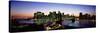 High Angle View of Brooklyn Bridge, New York City, New York State, USA-null-Stretched Canvas