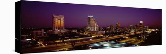 High Angle View of Buildings in a City, Orlando, Florida, USA-null-Stretched Canvas