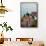 High Angle View of Buildings in a Town at the Lakeside, Varenna, Lake Como, Lombardy, Italy-null-Framed Stretched Canvas displayed on a wall